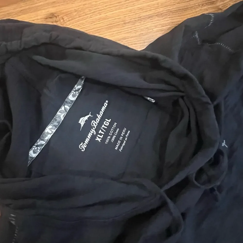 COPY - Tommy Bahama Bali Beach Men's Black Hoodie size XLT/TGL